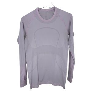 lululemon athletica Long Sleeve Top in Light Purple
